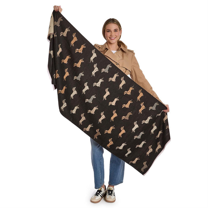 Dog Print Scarf