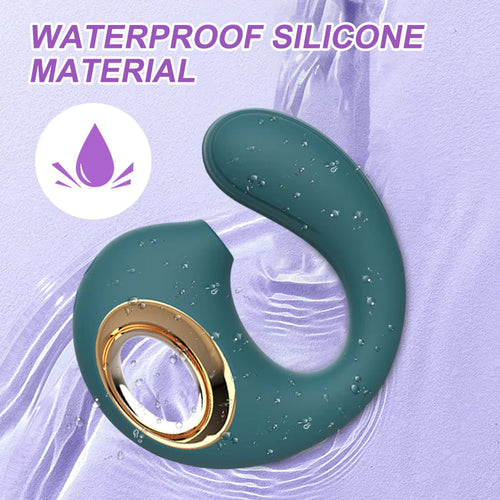 "Dolphin" G-Spot Hands-Free Suction Vibrator