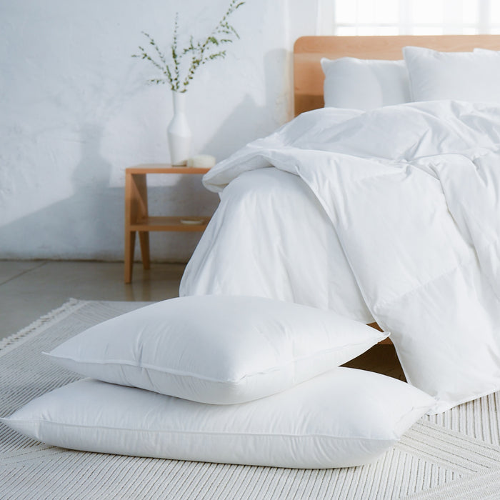 Avocado Down Pillow and Down Duvet Insert
