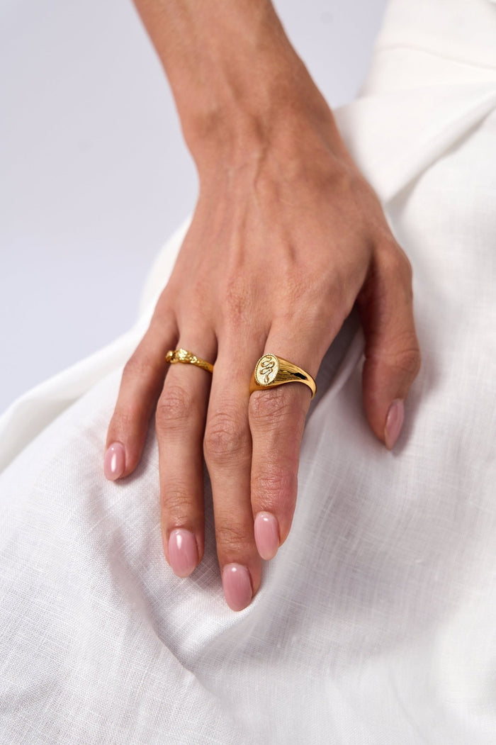 Dual Head Snake Ring - Flaire & Co.