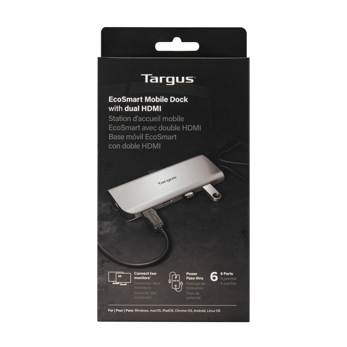 Dual Video Mobile Dock with 140W EPR Pass-Thru & SD Reader