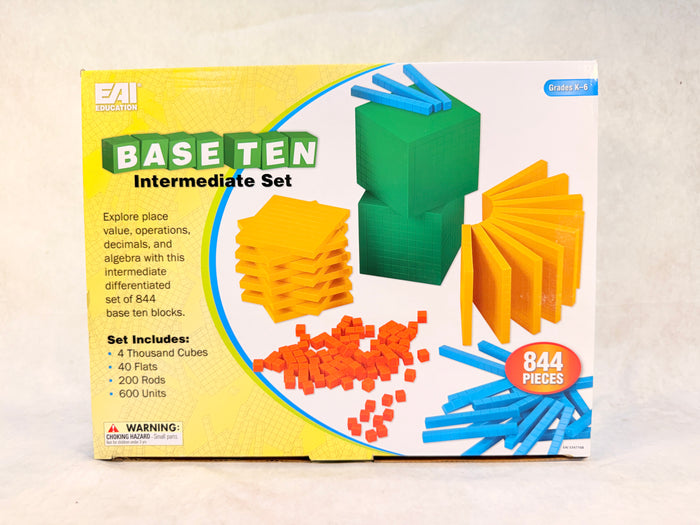 EAI Education Base Ten Intermediate Set - 844-Piece, Brand New!