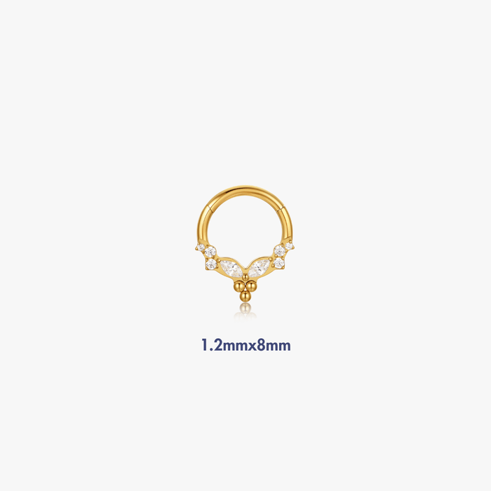 Ella Titanium Hoop (Single) - Flaire & Co.