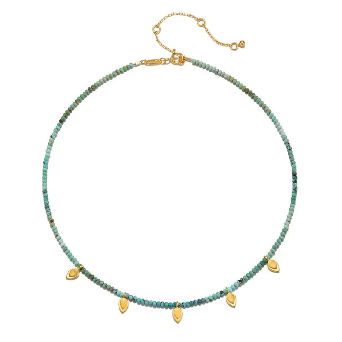 Emerging Hope Turquoise Petal Choker