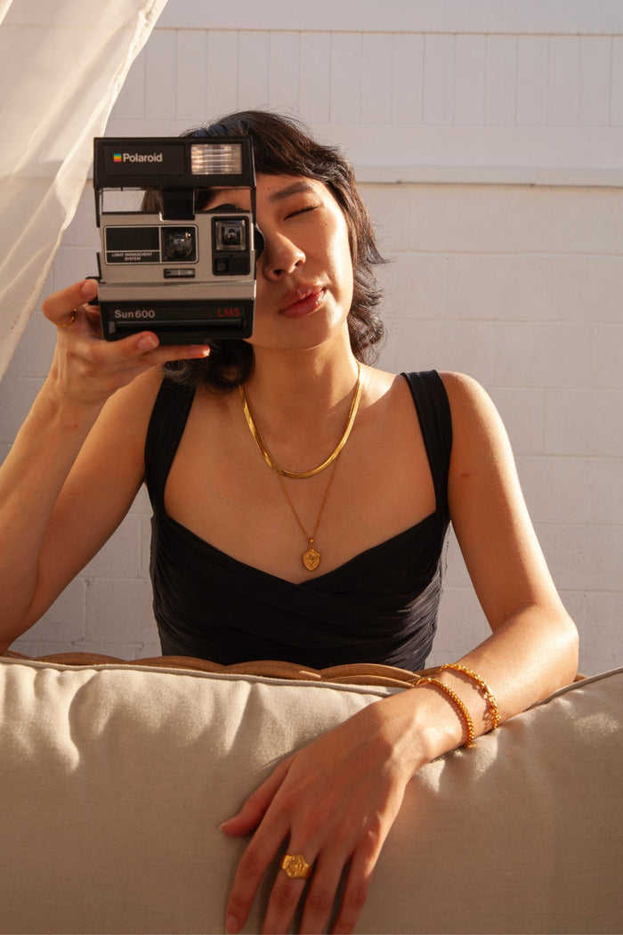 En Garde Necklace in Gold (Unisex) - Flaire & Co.