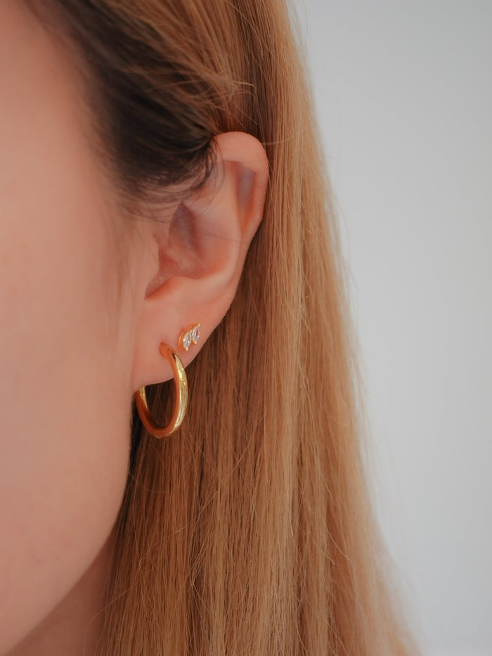 Everyday Seamless Hoops Gold Bundle - Flaire & Co.