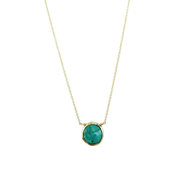 Faceted Drop Necklace