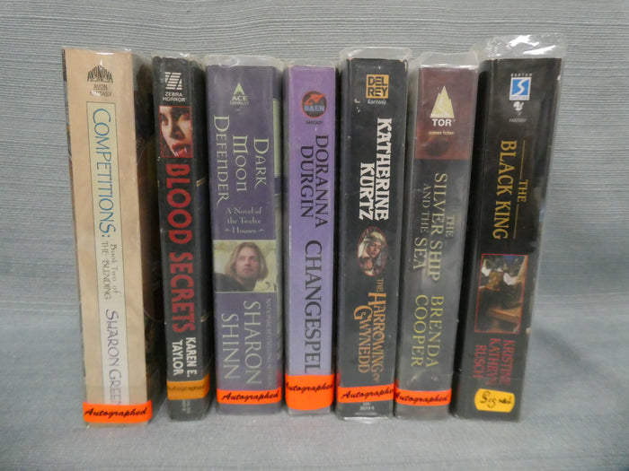 Fantasy Fiction by Female Authors - Lot of 7 Autographed Trade Paperbacks