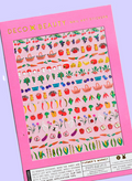 Farmer's Market Nail Art Stickers