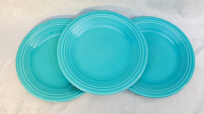 Fiesta Turquoise, Green & Mulberry Plates & Bowls - Lot of 10