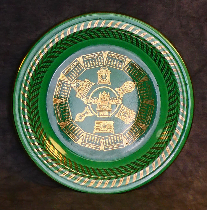 Fiesta Ware "Good Luck 1955" Plate