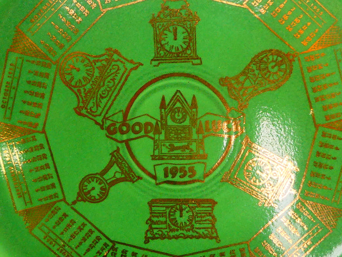 Fiesta Ware "Good Luck 1955" Plate