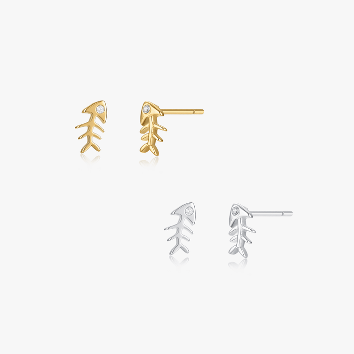 Fish Bone Studs - Flaire & Co.