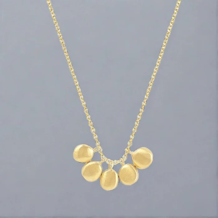 Five Tiny Discs Necklace - The Riviera Towel Company