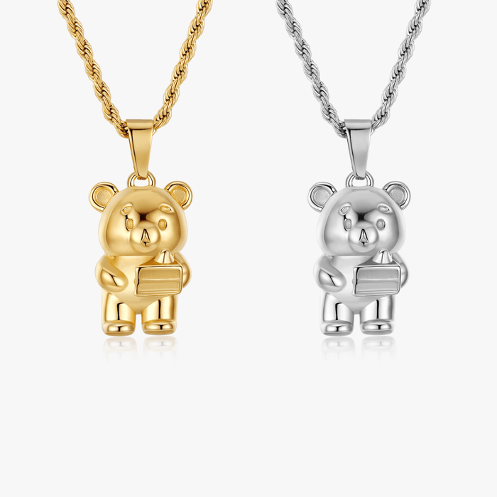 Flaire Bear Eats Cake Necklace - Flaire & Co.