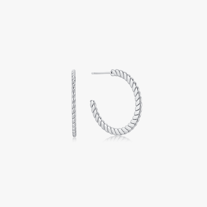 Flat Twisted Hoops