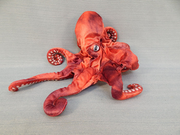 Folkmanis Red Octopus Hand Puppet