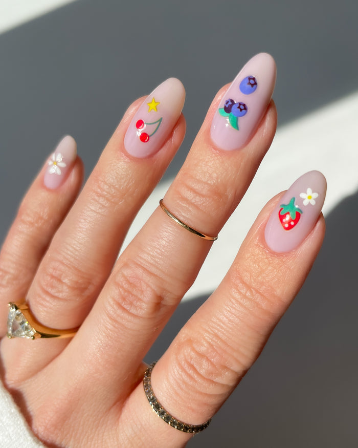 Fruit Salad on a nude base