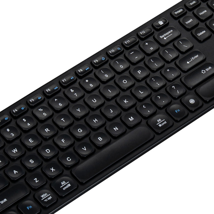 Full-Size Wired EcoSmart® Keyboard & Mouse Combo