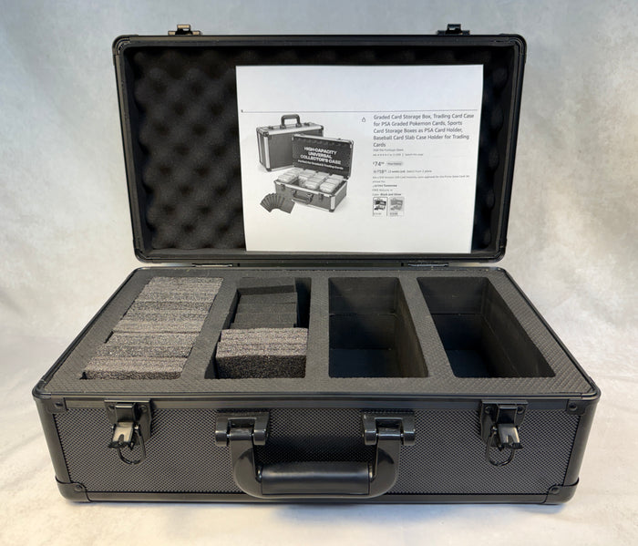 FunGuys High Capacity Collector's 4-Row Aluminum Storage Case - Like New!