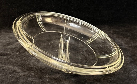 Glasbake Queen Anne Lidded Serving Bowl