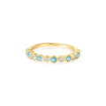 Gold Bezel Turquoise Ring