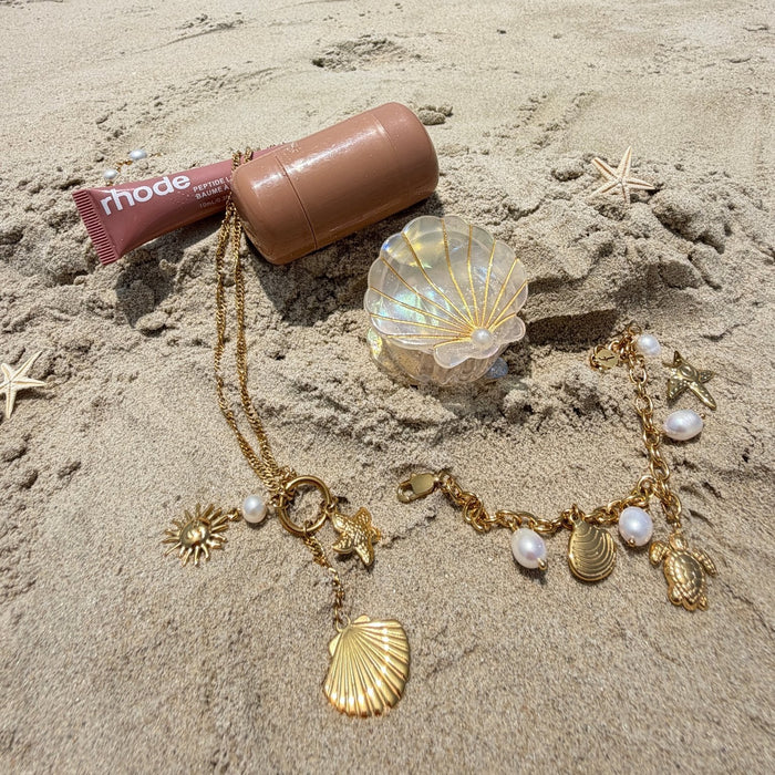 Golden Tides Charm Necklace - Flaire & Co.