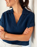 Hadley Boxy Linen Top