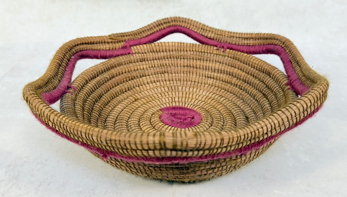 Hand-Woven Pine Needle Basket