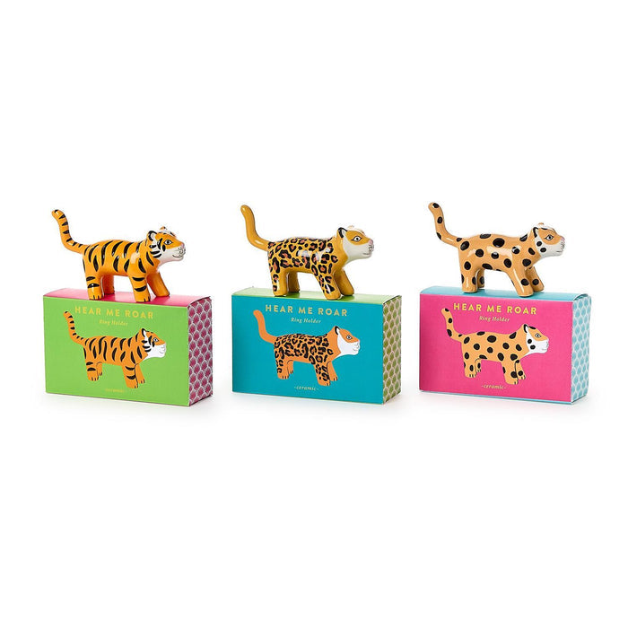 Hear Me Roar Ceramic Ring Holders