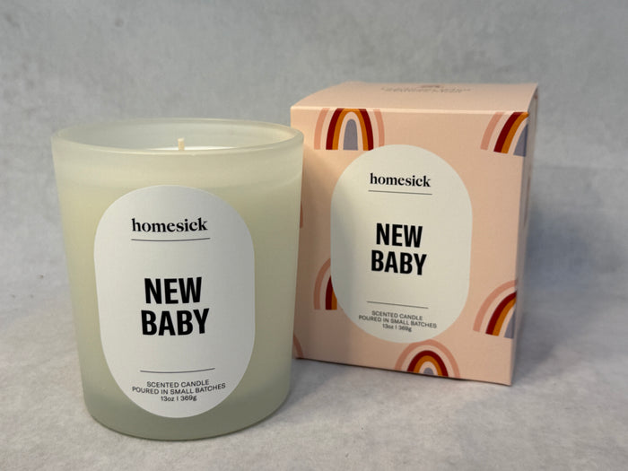 Homesick New Baby 13 oz. Scented Candle - Brand New!