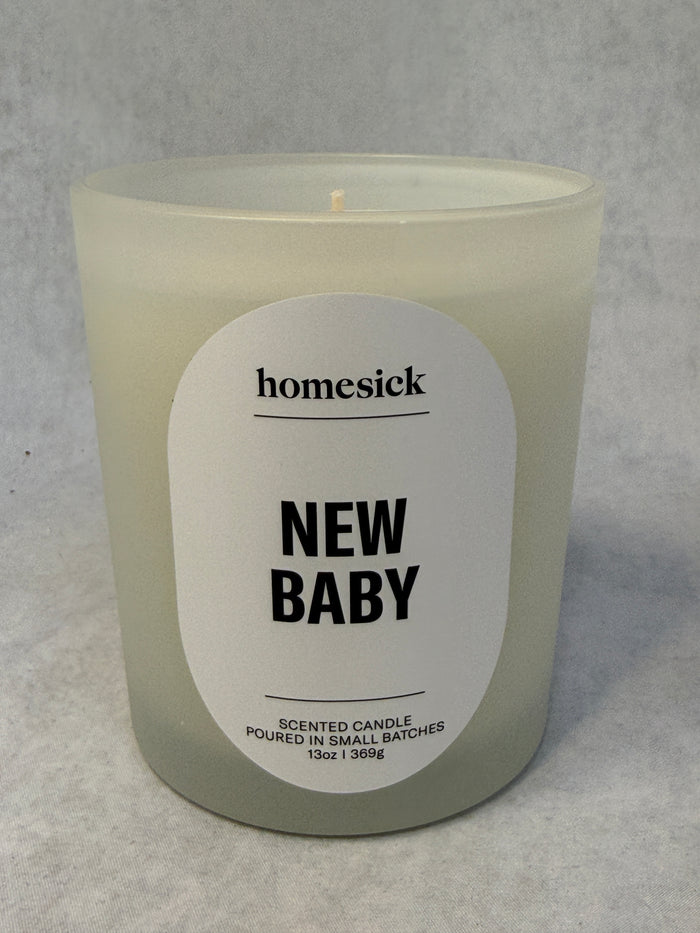 Homesick New Baby 13 oz. Scented Candle - Brand New!