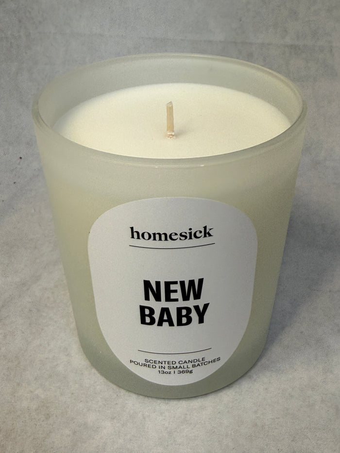 Homesick New Baby 13 oz. Scented Candle - Brand New!