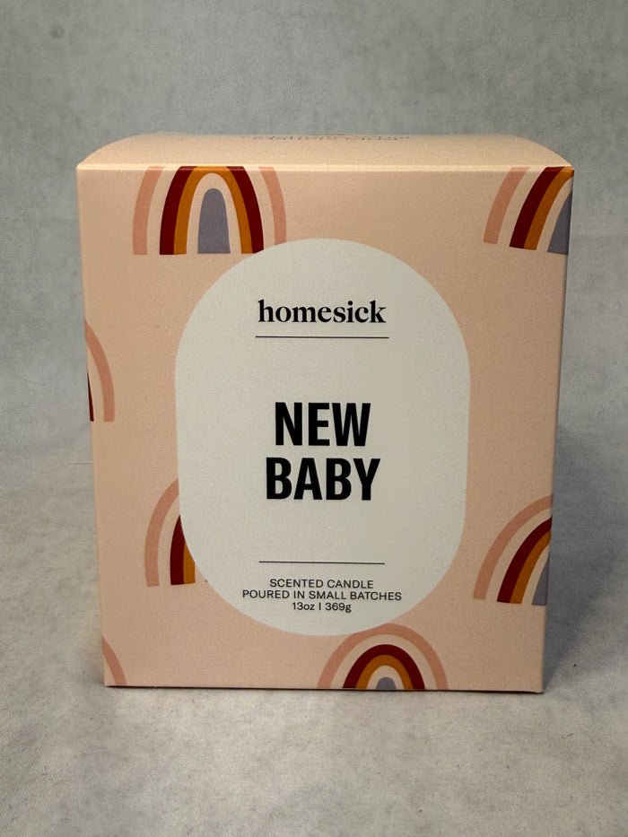 Homesick New Baby 13 oz. Scented Candle - Brand New!