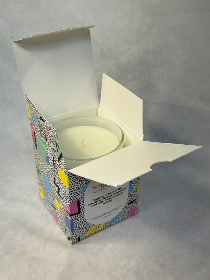 Homesick Saturday Morning Cartoons 13 oz. Scented Candle - Brand New!