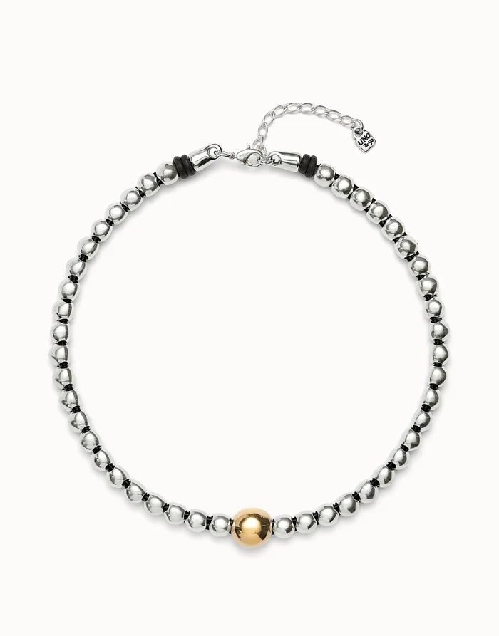 Intrepid Gold Bead Necklace