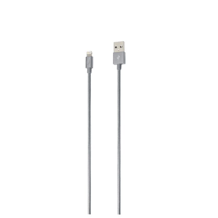 iStore Lightning Charge 4ft (1.2m) Braided Cable (Space Gray)
