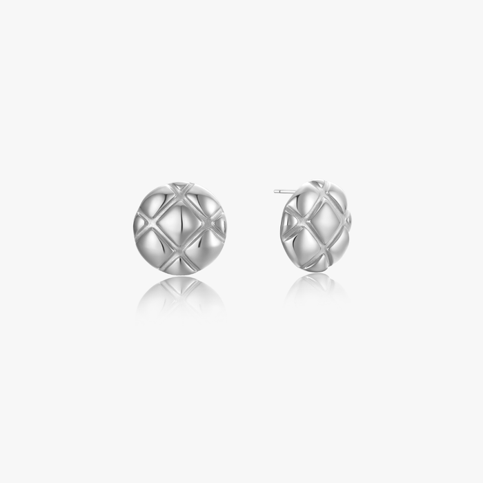 Ivy Cross Texture Earrings - Flaire & Co.