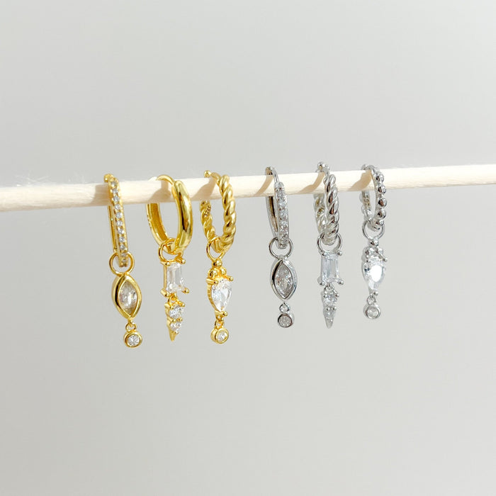 Josie Hoop Charms - Flaire & Co.