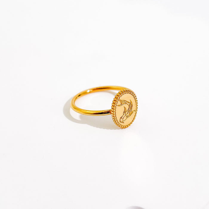 Koi Fish Ring in Gold - Flaire & Co.