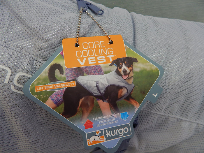 Kurgo Core Cooling Dog Vest - Gray, Large - BRAND NEW!