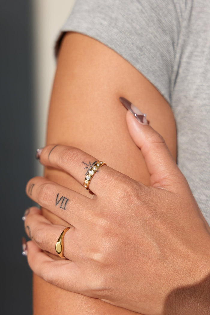 Kylie Gold Ring - Flaire & Co.