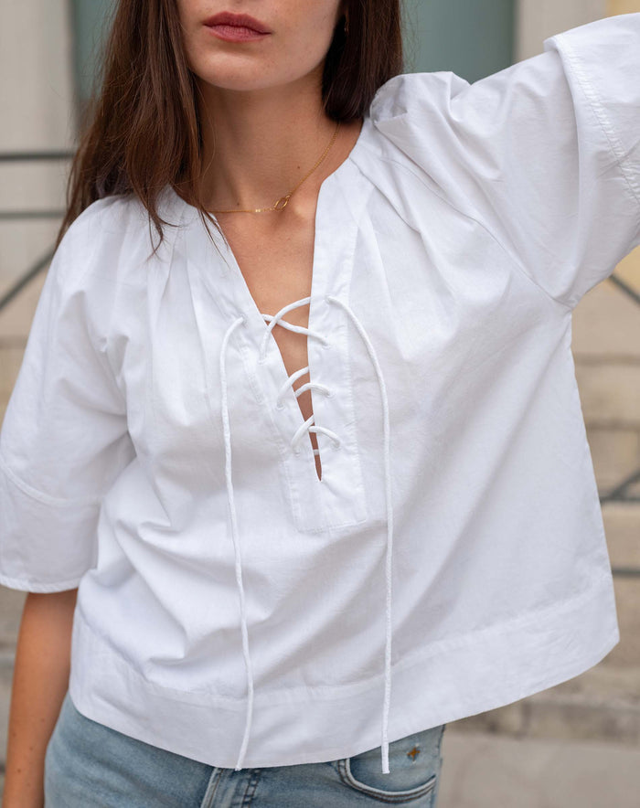 Lacy Tie Top