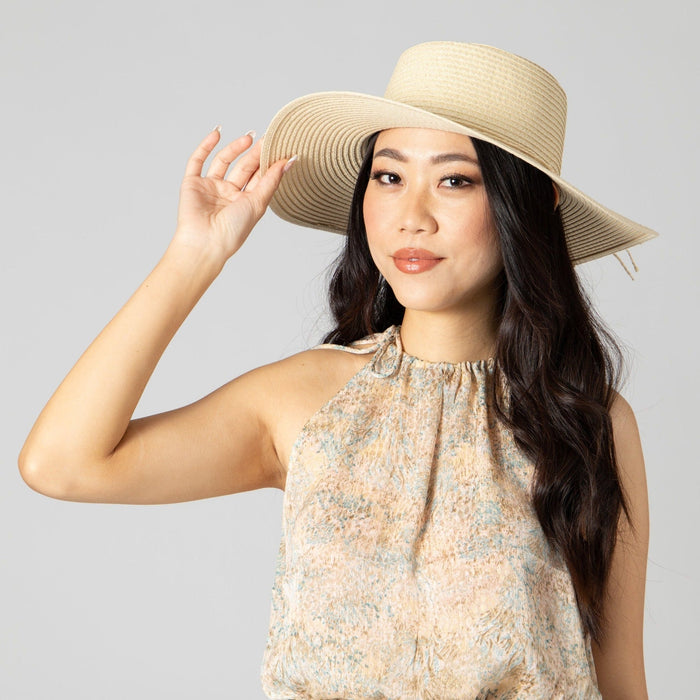Large Brim Oval Crown Boater