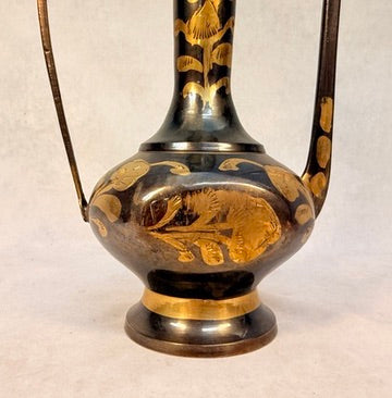 Large Indian Brass Pitcher