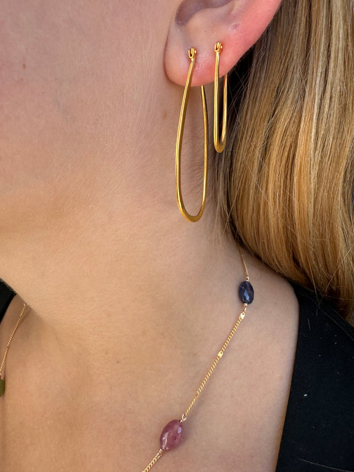 Large Tear Earrings