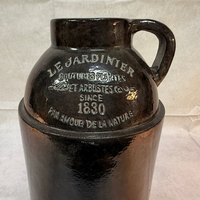Le Jardinier Boutures Plantes 1890 Stoneware Jug