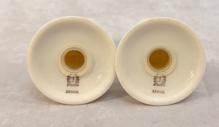 Lenox Baronet Ivory Salt & Pepper Shakers