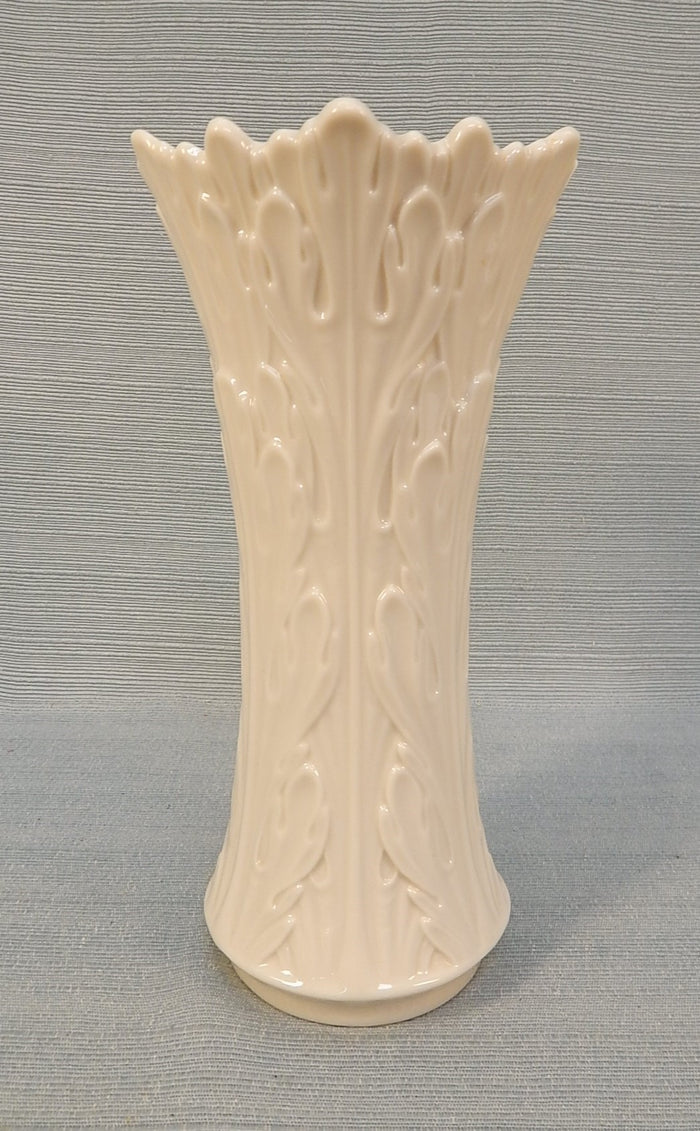 Lenox USA 8.5" Woodland Leaves Vase