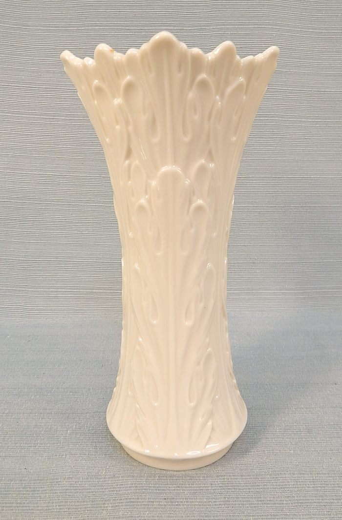 Lenox USA 8.5" Woodland Leaves Vase